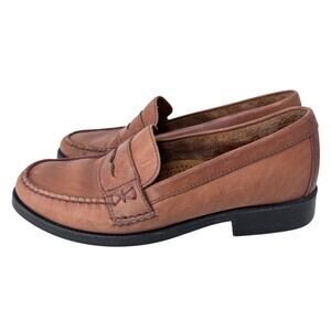 G.H. Bass Weejuns Katherine II Penny Loafers Womens 8W Brown Leather‎ Slip On